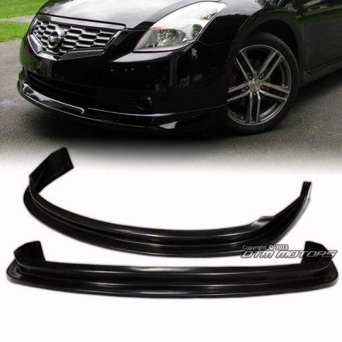 Polyurethane pu front bumper lip wing for 2007-2009 nissan altima sedan 4 door