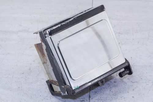 91 harley sportster xlh xl 1200 battery box cradle holder &amp; chrome cover