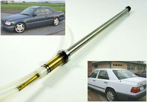 Power antenna aerial mast cable am fm radio mercedes bz c107 r107 w124 w126 w201