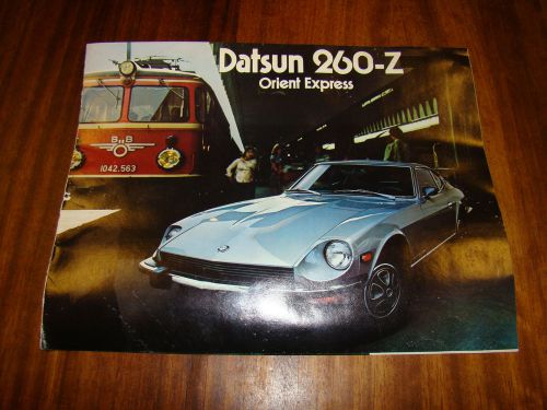 1974 datsun 260-z brochure orient express