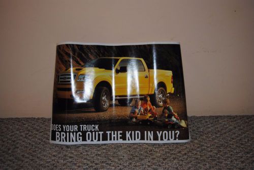 2004 ford f150 tonka ford  dealer exclusive poster very rare two sided