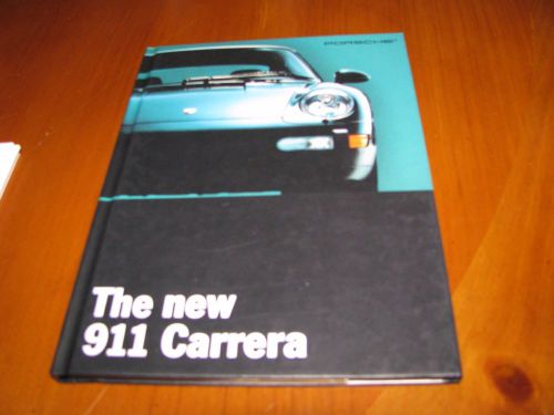 Porsche 911 carrera + the new 911 carrera catalog photo booklets