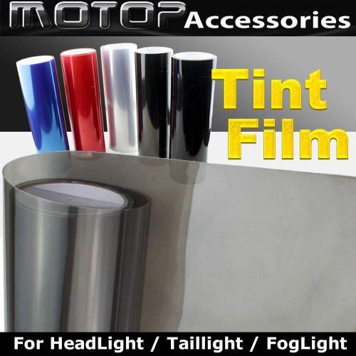 150cmx30cm light black headlight taillight fog light tint vinyl film sticker