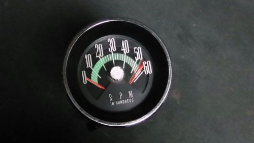 1960&#034;s oldsmobile console tachometer 6000 rpm starfire cutlass jetstar 442