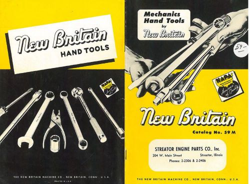 Antique 50&#039;s-1961 ? new britain general &amp; special auto tools manual catalog