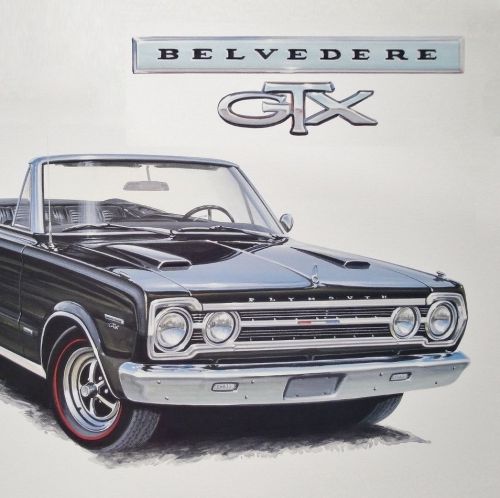 Gtx belvedere satellite convertible plymouth: 1965 1966 1967 440 - 28 art prints