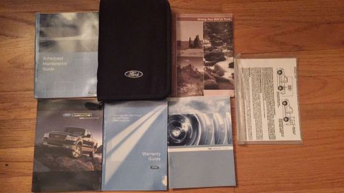 2006 ford f150 owners manual with maintenance and warranty guide and case