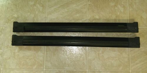 01-06 hyundai santa fe cargo luggage roof rack cross bars rails pair set mounted