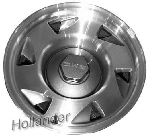 98 99 00 01 02 sonoma wheel 4x2 15x7 alum 6 slot recessed ctr cap