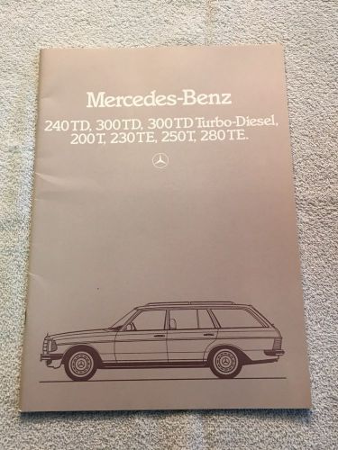 Mercedes germany dealer brochure see other auction for more brochure