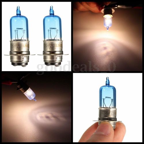 2 x 35w 12v h6m base headlight bulb atv motorcycle for kawasaki honda suzuki