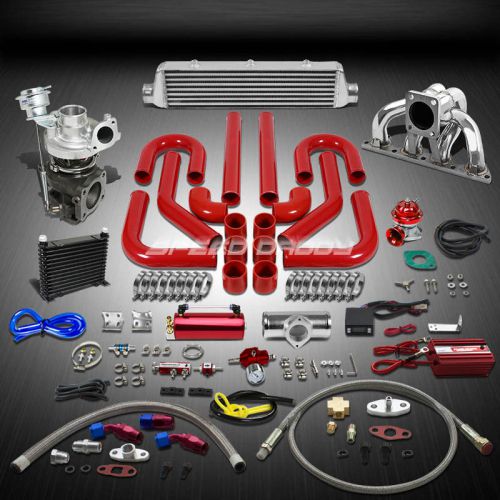 Td05 16g 360hp+14pc turbo charger+manifold+intercooler kit for b-series b16/b18