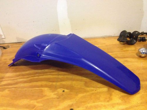 Nos oem yz250f yz450f rear fender comp blue