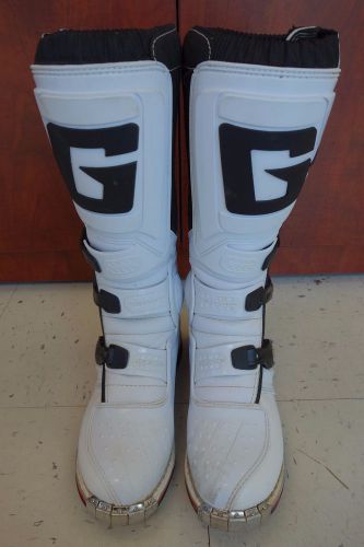 Gaerne gx-1 motocross boots white mens size 7 or womens size 9