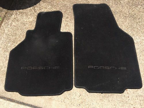 Porsche 911 996 carrera oem (1999-2004) oem black floor mats mat carpet