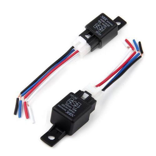 Automotive dc 12v 12 volt 30a amp spdt wiring power relay car truck switch new