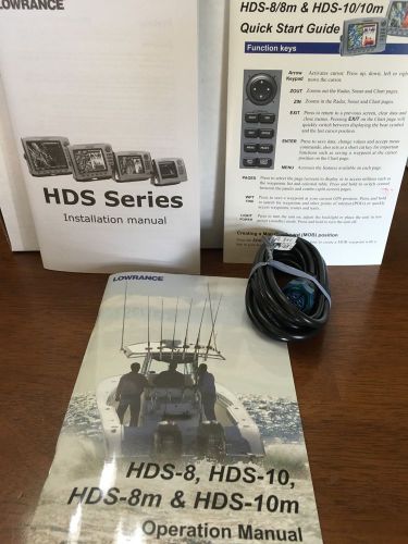 Lowrance hds8, hds 10 service pack with manual