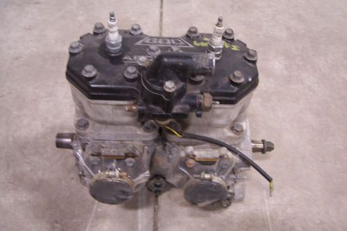 Arctic cat snowmobile 1999 zr 600 efi short block engine 0662-247