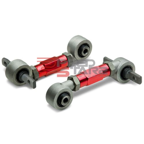 Eg/eh/ej/dc2 red rear suspension adjustable racing camber control toe arm kit