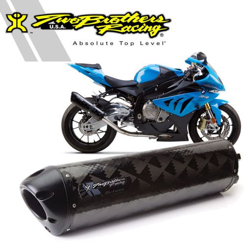 Two brothers v.a.l.e. bs full exhaust m-2 carbon can 2010-2014 bmw s1000rr