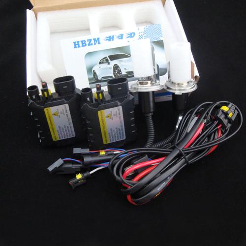 New 55w xenon hid light h4-3 4300k 5000k headlight kit slim ballast ko36nt6