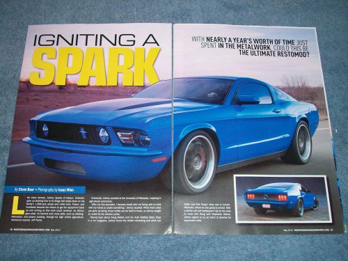 2011 and 1968 ford mustang custom build article &#034;igniting a spark&#034;