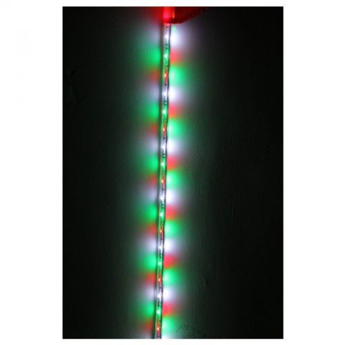 Led lighted atv utv  5ft led whip flag kit combo(r+w+g) red/white/ green lights