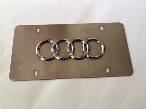 Audi license plate 4 ring auto tag