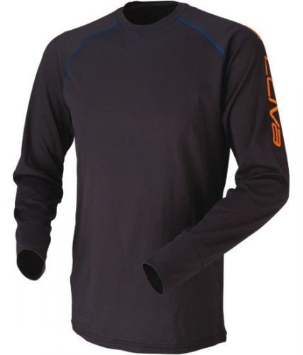 Arctiva evaporator s6 mens wicking base layer jersey black