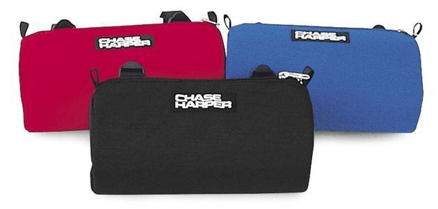 Chase harper barrel bag red 9-1/2" x 4-3/4" x 4-3/4"