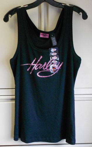 Harley davidson womens black tank top 969119-12vw