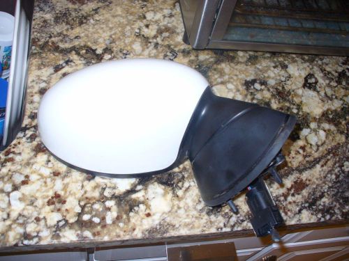 Mini cooper oem 02-06 aspen white rh passenger side power mirror manual folding