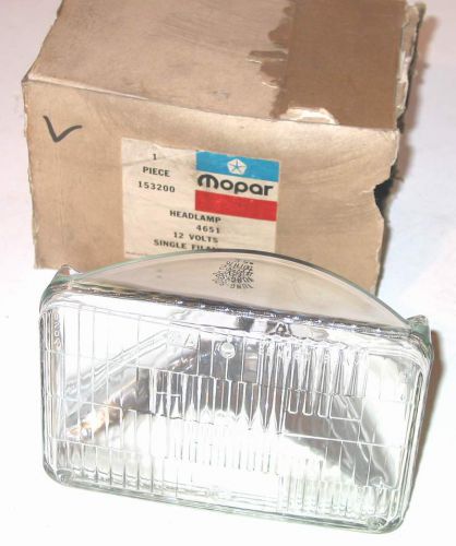 1977-1987 chrysler dodge plymouth nos headlamp bulb 153200