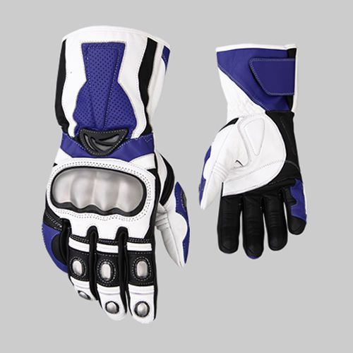 Motorbike motorcycle biker racing rider leather gloves msg-29(large)