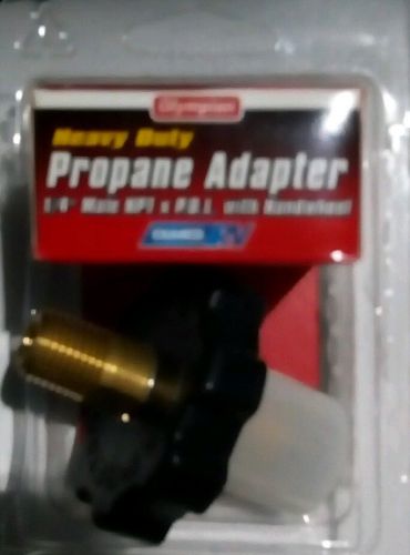 Camco rv heavy duty propane adapter 59203 pol connection clamshell