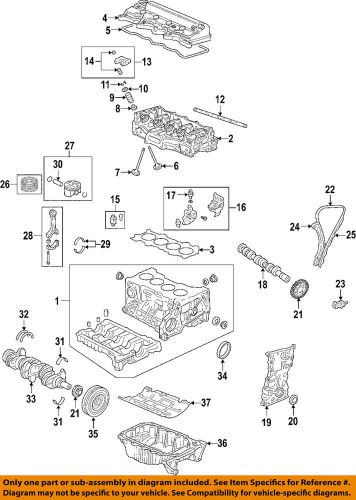 Honda oem-valve cover gasket 12341rnaa01