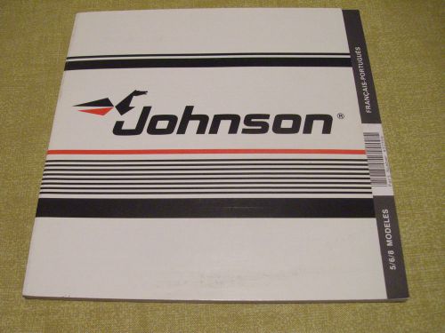 Omc johnson evinrude operation &amp; maintenance manual 432359 5 6 8 models vgc