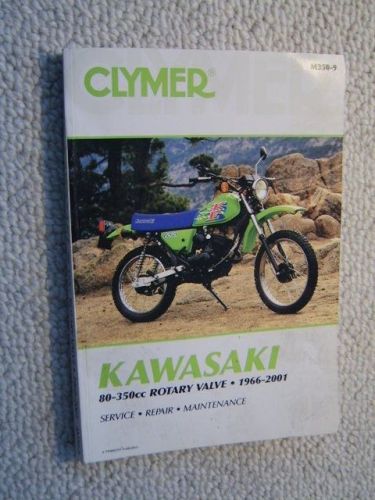 Kawasaki 80 - 350 cc rotary valve 1966 - 2001 clymer shop manual