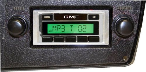 1973-1986 gmc truck radio am/fm ipod xm mp3 custom autosound usa-230