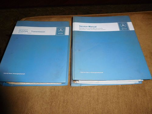 Workshop manual clutches transmission vol 1 &amp; svc manual 1968 series 114 - 115