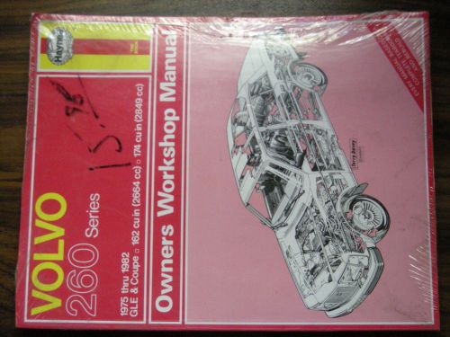 Volvo 260 series haynes manual  1975 thru 1982