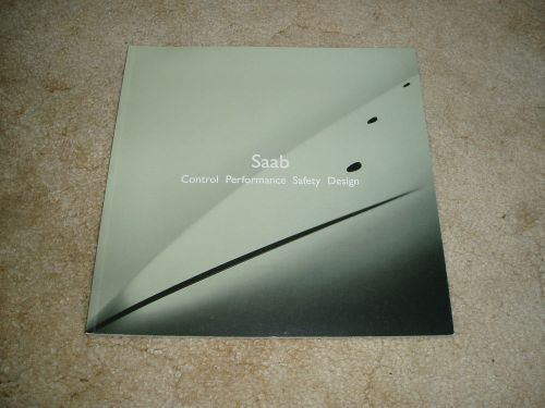 2001 saab 9-3 9-5 wagon full line safety design control sales brochure dealer