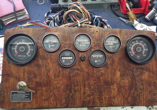 Gauge cluster for boat all pre-wired to the engine  omc