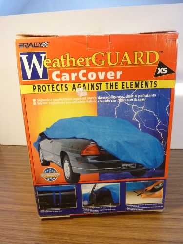 Rally weather guard car cover uv heat resistant rain sun dust snow wind xs new