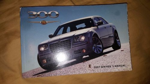 Chrysler 300 2007 car/ auto manual