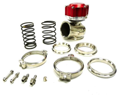 Maximizer red 60mm v-band flange universal external wastegate 7, 11, 14 psi