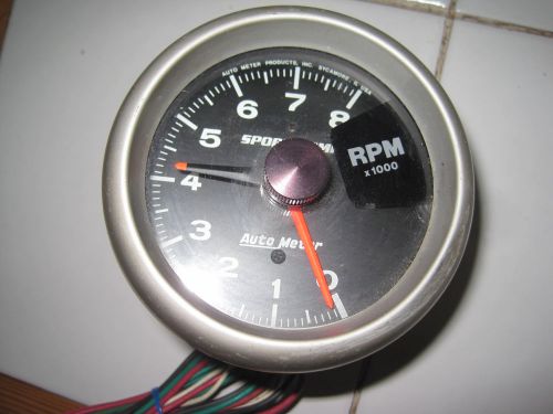 Auto meter sport comp 8000 rpm tach!  see pics!