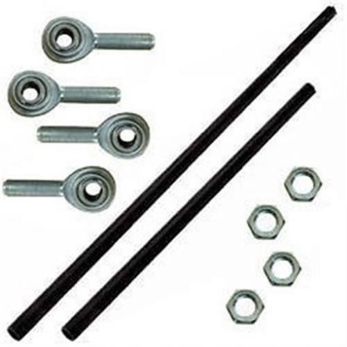 Aluminum shifter rod kit 24&#034; and 16&#034; with rod ends and nuts long imca sport mod