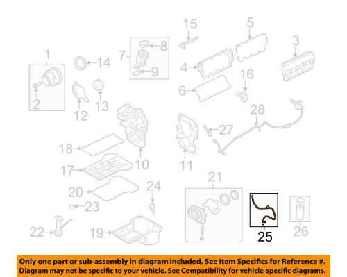 Ford oem 08-10 f-350 super duty 6.4l-v8 engine-tube assembly 8c3z6754a