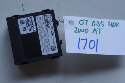 2007-2008 infiniti g35 sedan keyless entry control module computer unit 1701